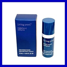 Living Proof Triple Bond Complex Hair Strengthener 0.33 oz/10 ml Travel Size New