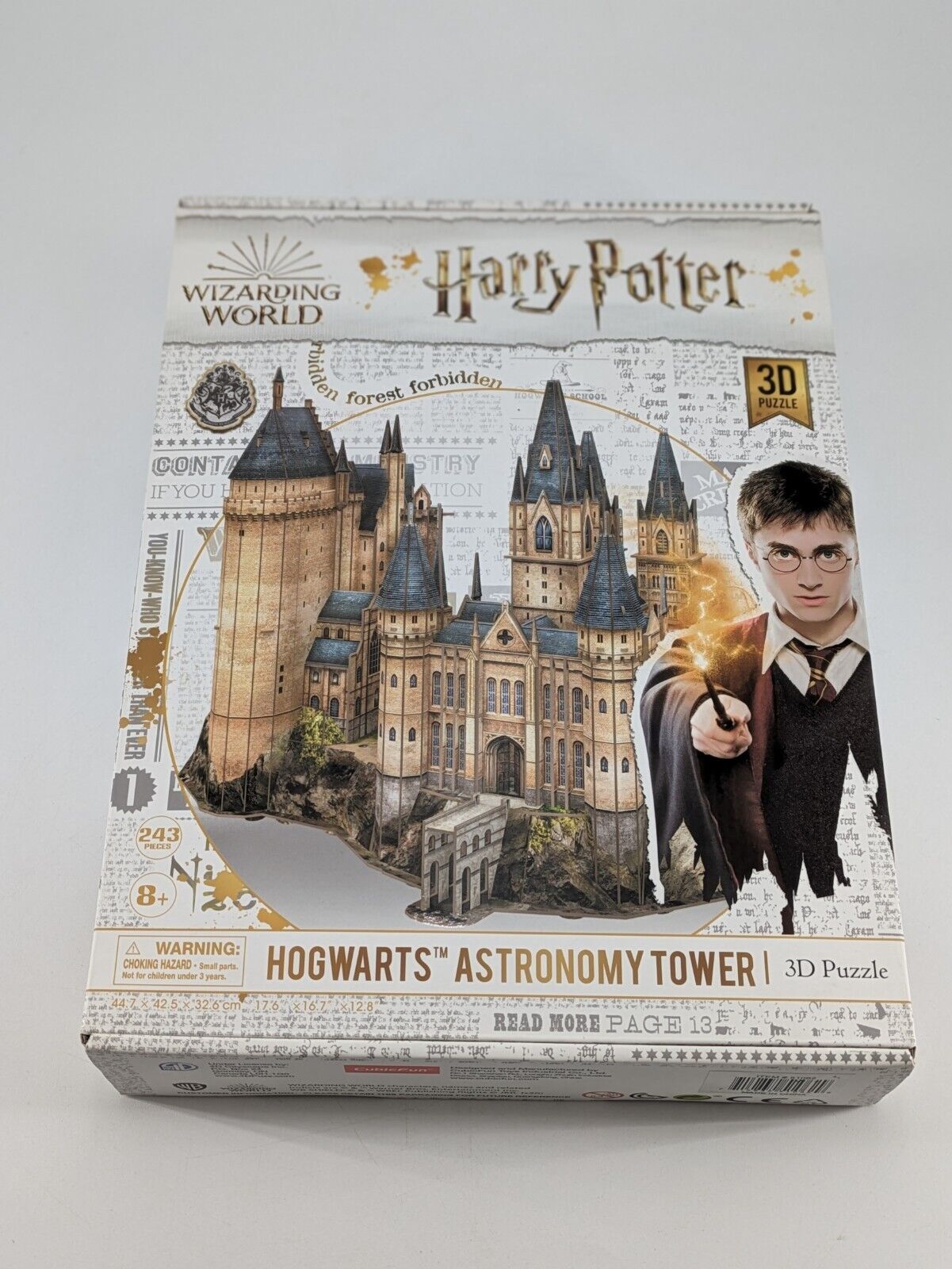NIB Wizarding World Harry Potter Hogwarts Astronomy Tower 3D Puzzle 243 PCs NEW