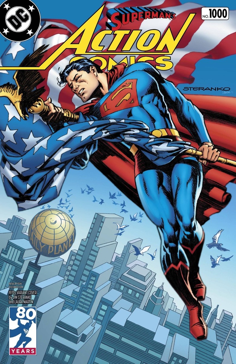 ACTION COMICS 1000 JIM STERANKO 1970's 70's DECADES VARIANT