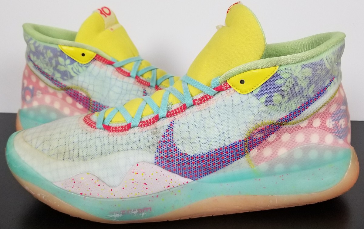 NIKE ZOOM KD 12 EYBL PEACH JAM MENS BASKETBALL SHOES RARE CK1195-300 (SIZE  16)
