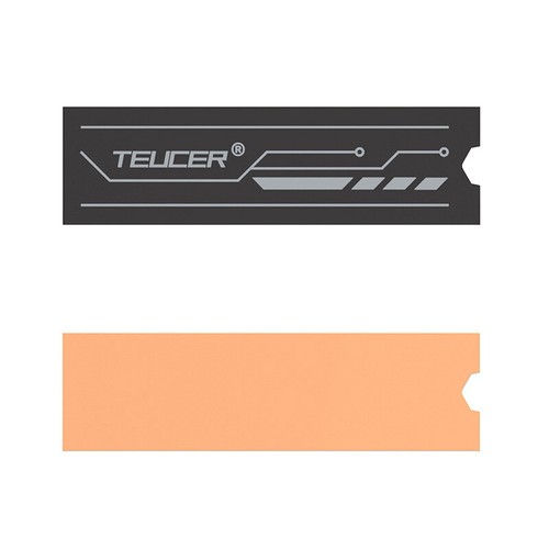 M.2 2280 SSD Cooling Sticker Dual-Layer Graphene Heat Sink And Copper Foil Desig - Photo 11/12
