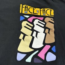 Y2K 90s Graphic T Face To Face Men’s Worship Shirt L Made In USA