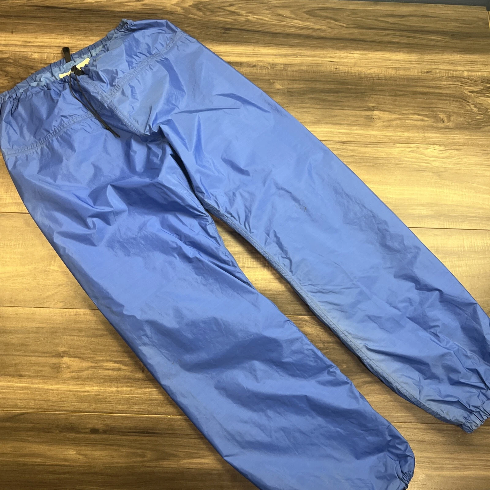 Vintage The North Face Pants XL Blue Gore Tex Windbreaker Drawstring Made USA