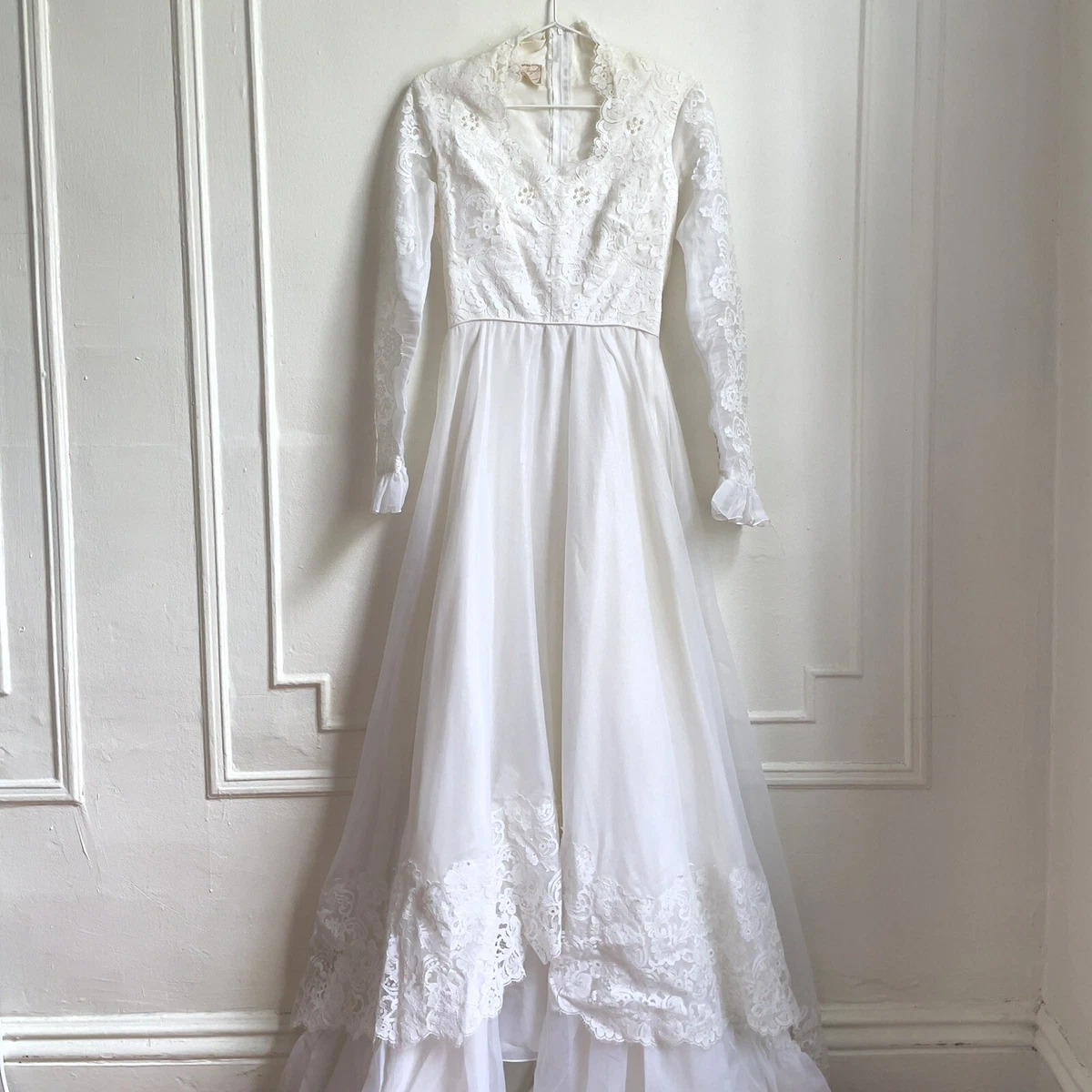 Long Sleeve Full-Length Empire Waist Wedding Dresses for sale | eBay