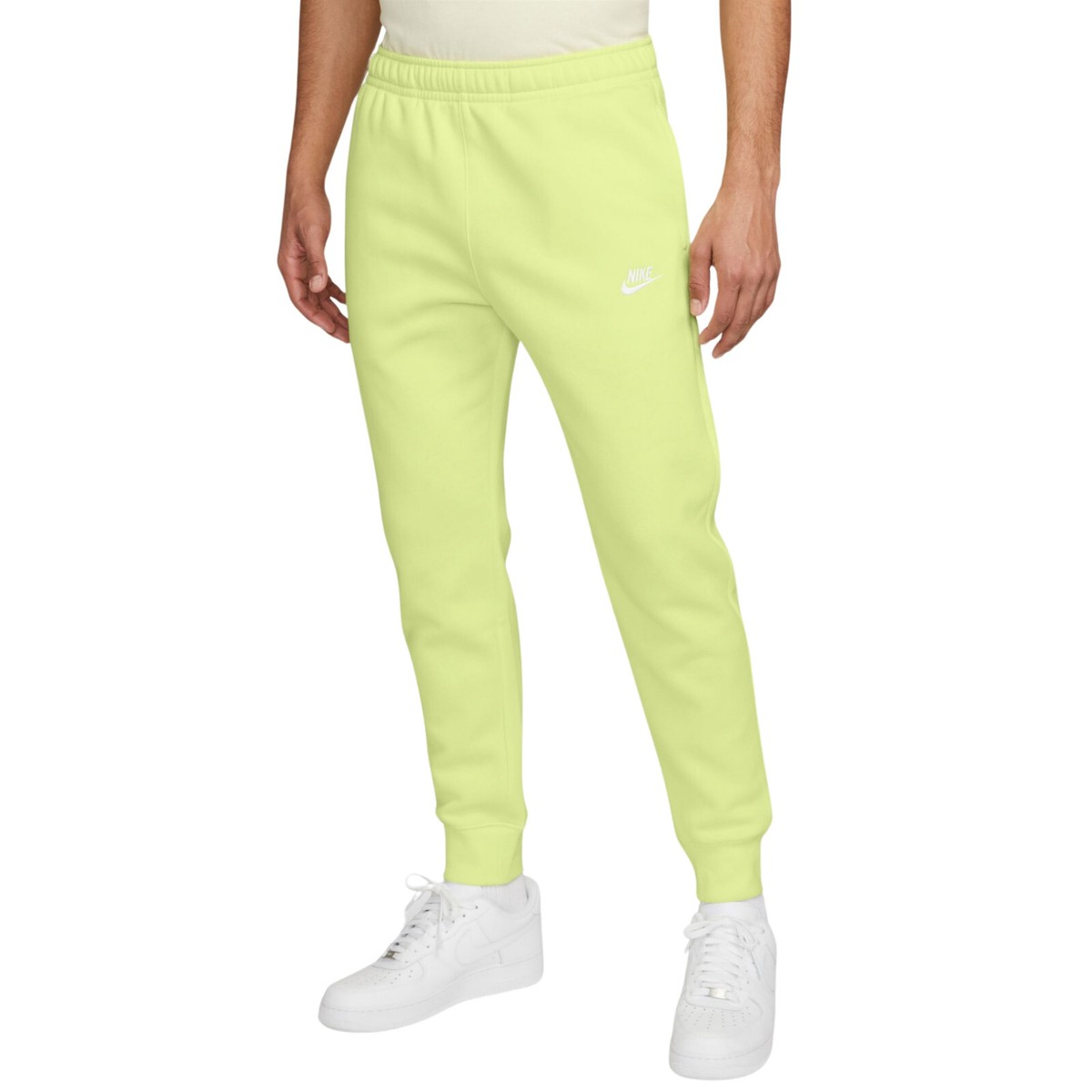 NIKE Sportswear Club Fleece Jogger Pants sz 2XL XX-Large Lime