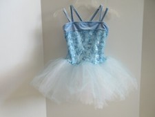 Ballet Ballerina Costume BLUEBELLE Tutu Light Blue Sz SC 10" bust 14"