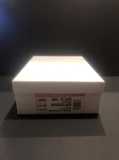 Printmaster No. 8 5/8, 3-5/8" x 8-5/8” *500* White Envelopes w/ Blue Moss Inner