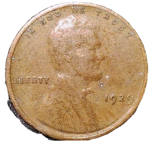 1929 P Lincoln Wheat Cent / Penny   **Very Fine** #0010