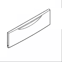 Liebherr 7402095 Original Schubladenblende Gefrierkastenabdeckung Blende