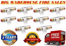 American Terminal 10 Pack AGU Fuse Holder 4 6 8 10 Gauge In Line Glass Fuses AWG