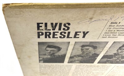 ELVIS PRESLEY S/T 1956 LP VG+ Vinyl Record 1st West Coast Press