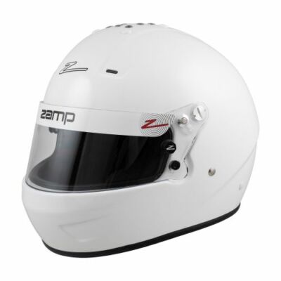 Zamp H770001L RZ-56 Gloss White Full Face Helmet; Snell SA-2020 - Large