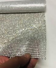 Crystal Hot Fix Iron on Rhinestone Clear Color Crystal Mesh Heat Transfer