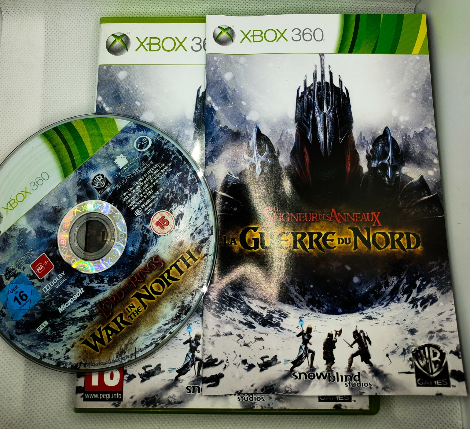 👻 Le Seigneur des Anneaux La Guerre Du Nord Xbox 360 PAL FR