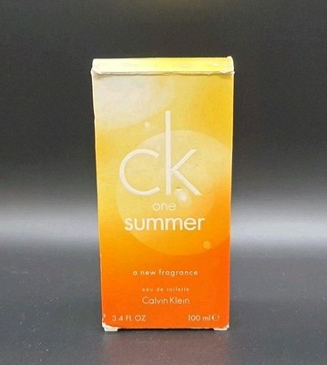 CALVIN KLEIN CK ONE SUMMER 2010 EDITION 100ML EAU DE TOILETTE SPRAY VINTAGE 