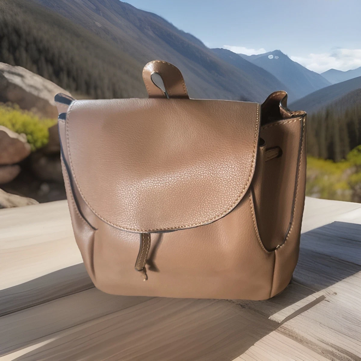 asos leather backpack in brown ASOS Backpacks for Women for sale