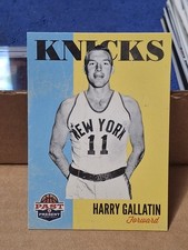 2011-12 HARRY GALLATIN PANINI PAST AND PRESENT NBA CARD #186 NY KNICKS NEW YORK