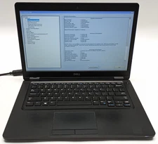 Dell Latitude 5490 14" i5-8350u@1.70GHz 8GB DDR4 RAM 256GB SSD No OS WC245*!