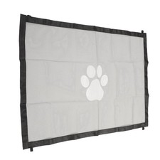 Dog Gate Indoor Punch Free Mesh Pet Guard Fence Foldable High Toughness Mesh