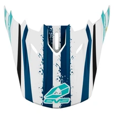 EVS Sports HE18T5G-VSW Matte White Visor for T5 Grappler Helmet