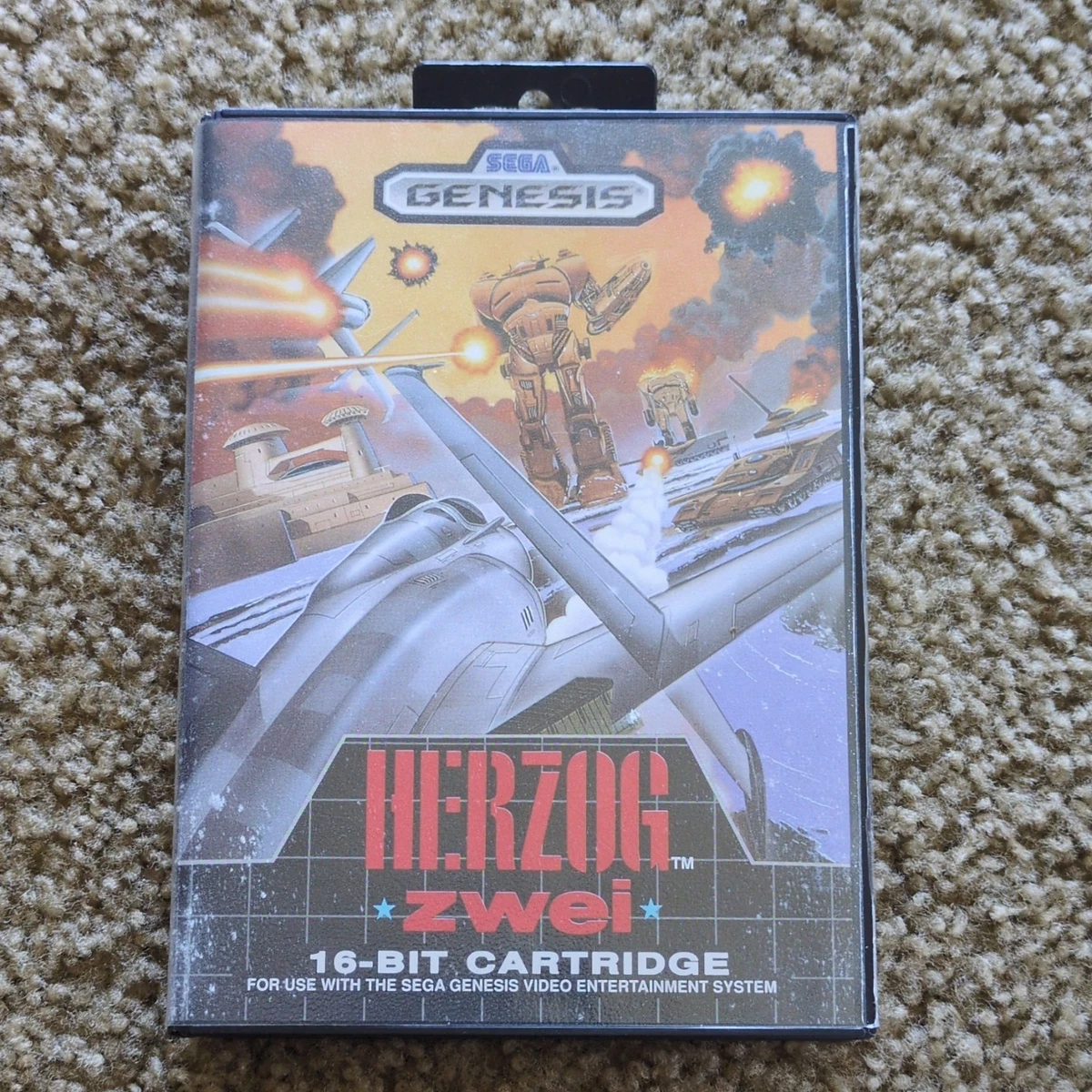 Herzog Zwei - Mega Drive / Sega Genesis - PAL - Complet - Original SEGA