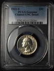 1932-S 25C WASHINGTON SILVER QUARTER SAN FRANCISCO COIN PCGS GENUINE