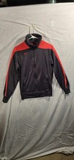 Nike Dri-FIT Academy track jacket In black and red zip-up activewear Size Small