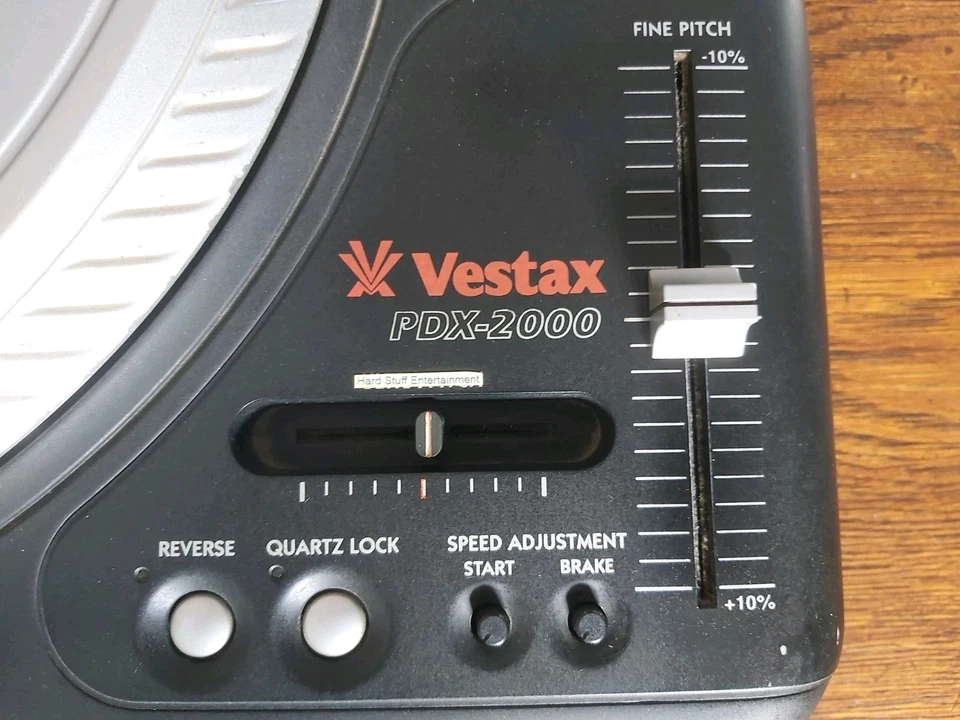 Vestax Plattenspieler PDX 2000 SCHWARZ TOP ZUSTAND - Bild 2 von 4