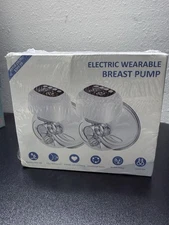 Double Wearable Breast Pump, Electric Hands-Free Breast Pump Leak-Proof 9 Levels