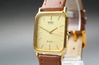 [Near MINT] Vintage SEIKO Dolce 7731-5240 Gold Dial Quartz Men Watch From JAPAN