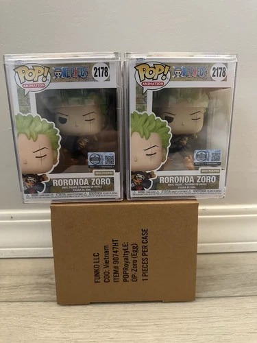 Funko Pop! One Piece: Roronoa Zoro #2178 LE3500 Hot Topic Exclusive W/ Protector