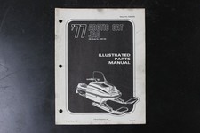 Arctic Cat '77 Jag Illustrated Parts Manual 340 Model 0150-102 Snowmobile Book