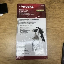 HUSKY SIPHON FEED GENERAL PURPOSE SPRAY GUN READ