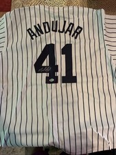Miguel Andujar Signed Yankees Jersey Beckett