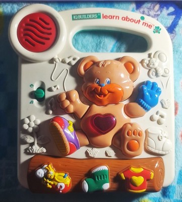 IQ Builders Vintage Learn About Me Musikspielzeug Lernspielzeug selten FUNKTIONIERT 90er