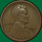 1920-S Lincoln Wheat Cent Extremely Fine XF Coin #36826