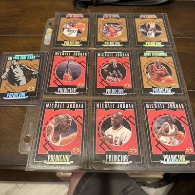 1995-96 UD Predictor Player Of The Week Complete sealed Set. #H1-H10. 5 Jordans