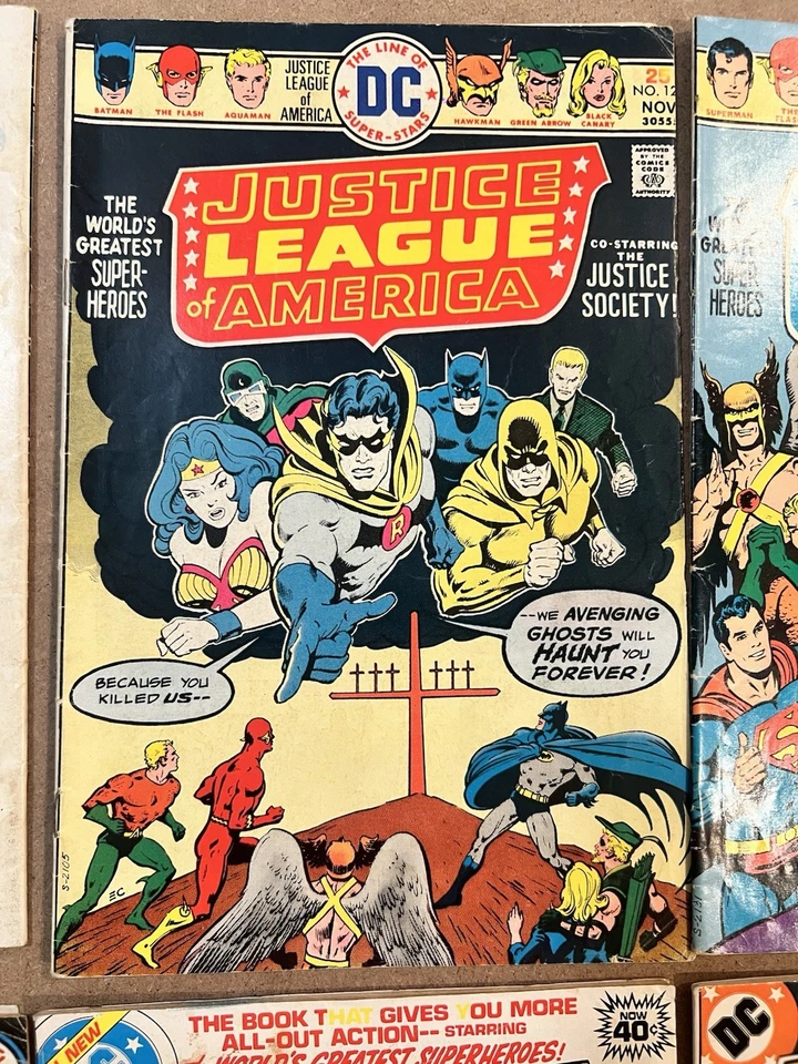 Justice League 123-125 137 138 150 161 171 179 193 200 Lot VG - VF Mr. Terrific - Image 4 of 4