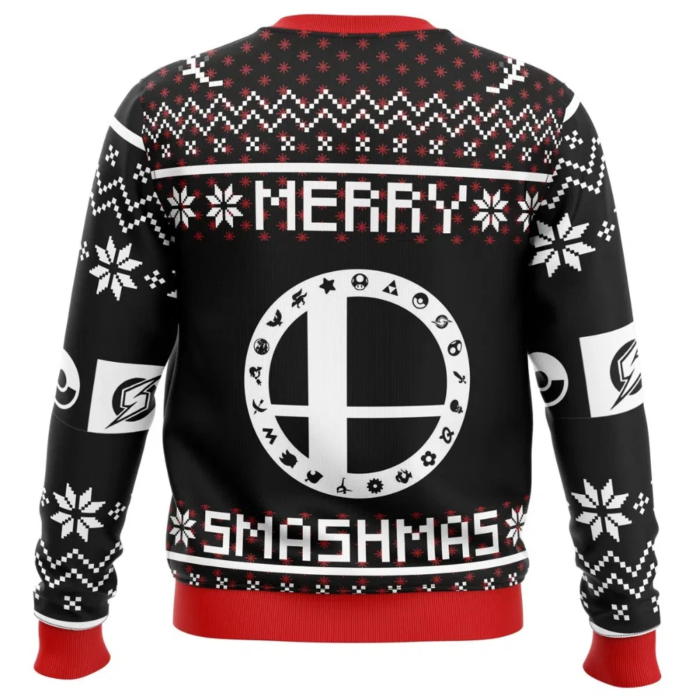 Super Smash Bros Merry Smashmas Christmas Ugly Sweater