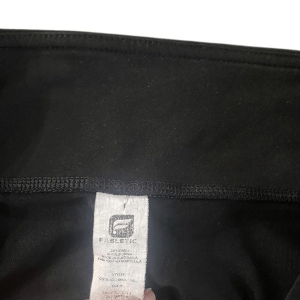 Fabletics large black athletic cropped leggings - image 3