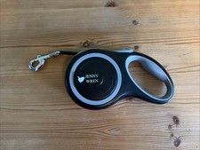 Jenny Wren Retractable Dog Lead 8m Black Dog Leash for Large Dogs