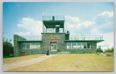 Mount Agassiz Magic Mountain Bethlehem NH Observatory Postcard