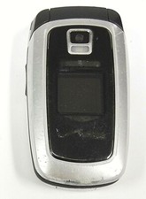 Samsung SCH-A870 - Silver and Black  Verizon  Cellular Flip Phone - Untested