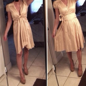silk wrap around dress