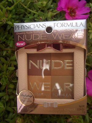 PHYSICIANS FORMULA NUDE WEAR PRESSED POWDER GLOWING NUDE BRONZER, #6237 BRONZER