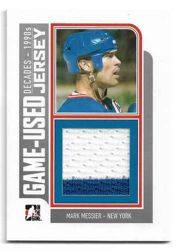 2013-14 ITG Decades 1990s Game-Used Jersey Silver #M-23 Mark Messier (Rangers)