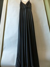 ASOS DESIGN WOMENS SLEEVELESS WRAP FRONT TIE BACK MAXI DRESS IN BLACK SIZE 2