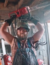 TYLER LABINE signed Autogramm 20x25cm TUCKER AND DALE in Person autograph COA