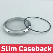 High-Quality SKX007 Slim Sapphire Caseback Polished Brushed Stainless Steel