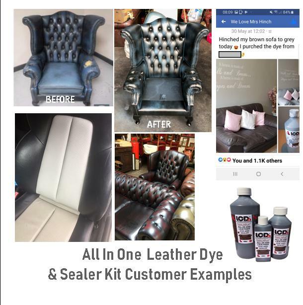 Leather Paint Colorant All In One Repair Dye, Recolour For Sofas, Car